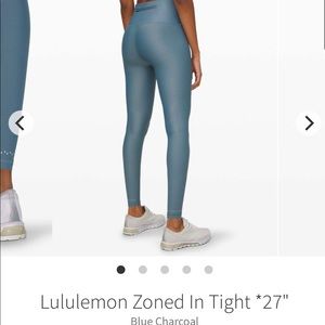 LULULEMON ZONED IN TIGHT 27’’ SIZE 4